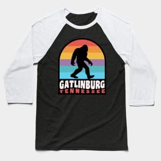 Gatlinburg Tennessee Bigfoot Sasquatch Great Smoky Mountains Baseball T-Shirt